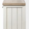 Fairview III Solid Wood Brown Top & White Frame 4 Cabinet Door Sideboard thumbnail 8