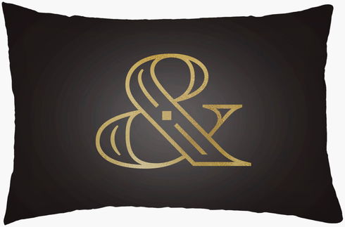 Ampersand Lumbar Pillow