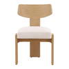 Ian Dining Chair Set of 2 Natural, by Dovetail, 21.53" width x 32.5" height x 21.9" depth thumbnail 2