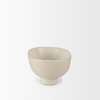 Tyren Cream Glazed Decorative Oblong Ceramic Bowl, Decorative Bowl by Mercana, 12.01" length x 7.68" width x 4.92" height thumbnail 6