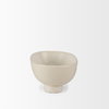 Tyren Cream Glazed Decorative Oblong Ceramic Bowl, Decorative Bowl by Mercana, 12.01" length x 7.68" width x 4.92" height thumbnail 7