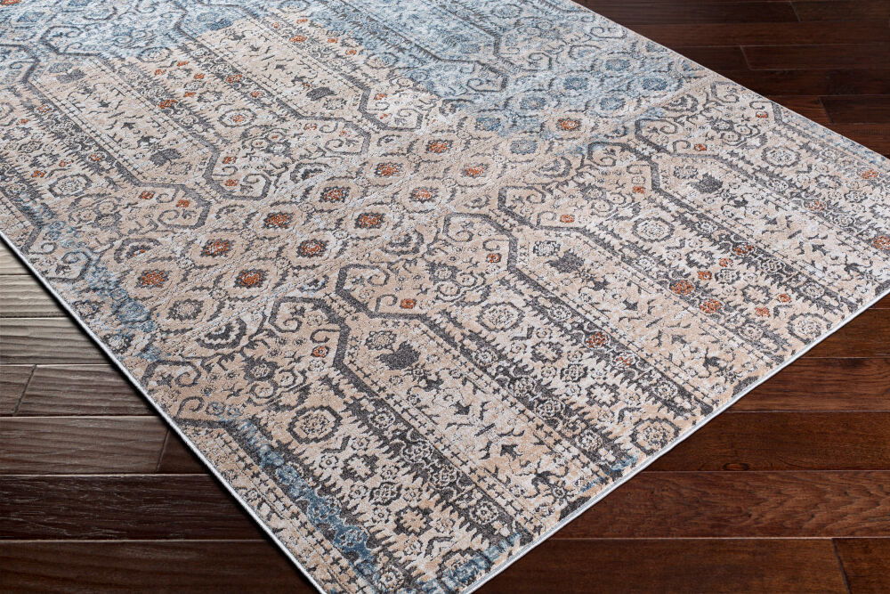 Maxwell Machine Woven Rug, by Surya, 1'3.75" length x 1'3.75" width