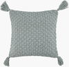 Makrome Accent Pillow, Decorative Pillow by Surya, 18" length x 18" width thumbnail