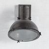 Taza 10.3x12 Gray Metal Dome Shade Wall Sconce, by Mercana, 10.25" length x 12" width x 12" height thumbnail 3