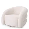 Novelle Swivel Barrel Chair, Accent Chair by Eichholtz USA, 35.83" width x 25.98" height x 31.5" depth thumbnail 6