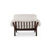 Cardero Lounge Chair Ivory, Accent Chair by Moe's Home, 44.5" width x 31.5" height x 39" depth thumbnail 4
