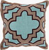 Maze Accent Pillow, Decorative Pillow by Surya, 18" length x 18" width thumbnail
