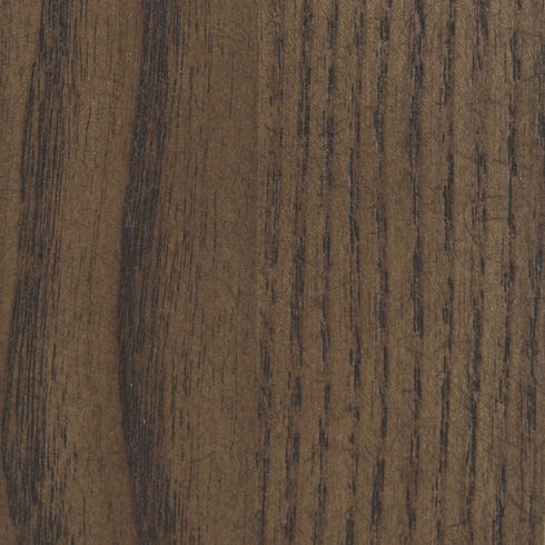 Shiro Medium Brown with Espresso Brown Leather Dining Chair