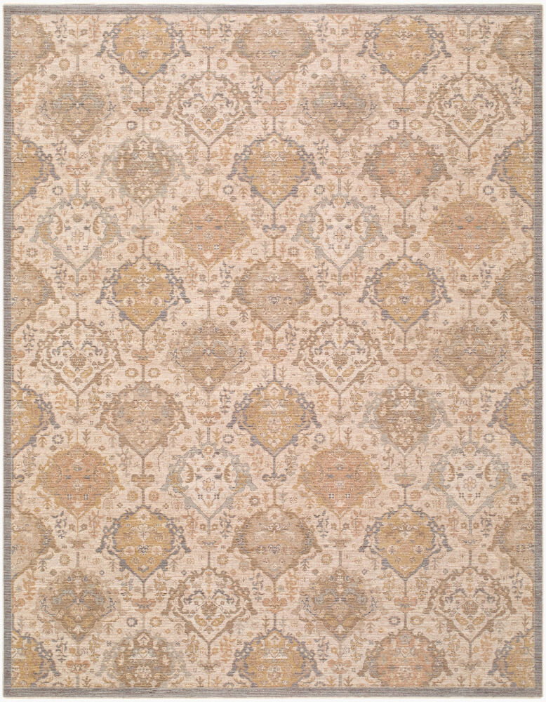 Ladik Machine Woven Rug, by Surya, 1'3.75" length x 1'3.75" width