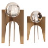 Ellianna Crystal Spheres Set/2, by Uttermost, 7.12" width x 1'3.62" height x 7.12" depth thumbnail 3