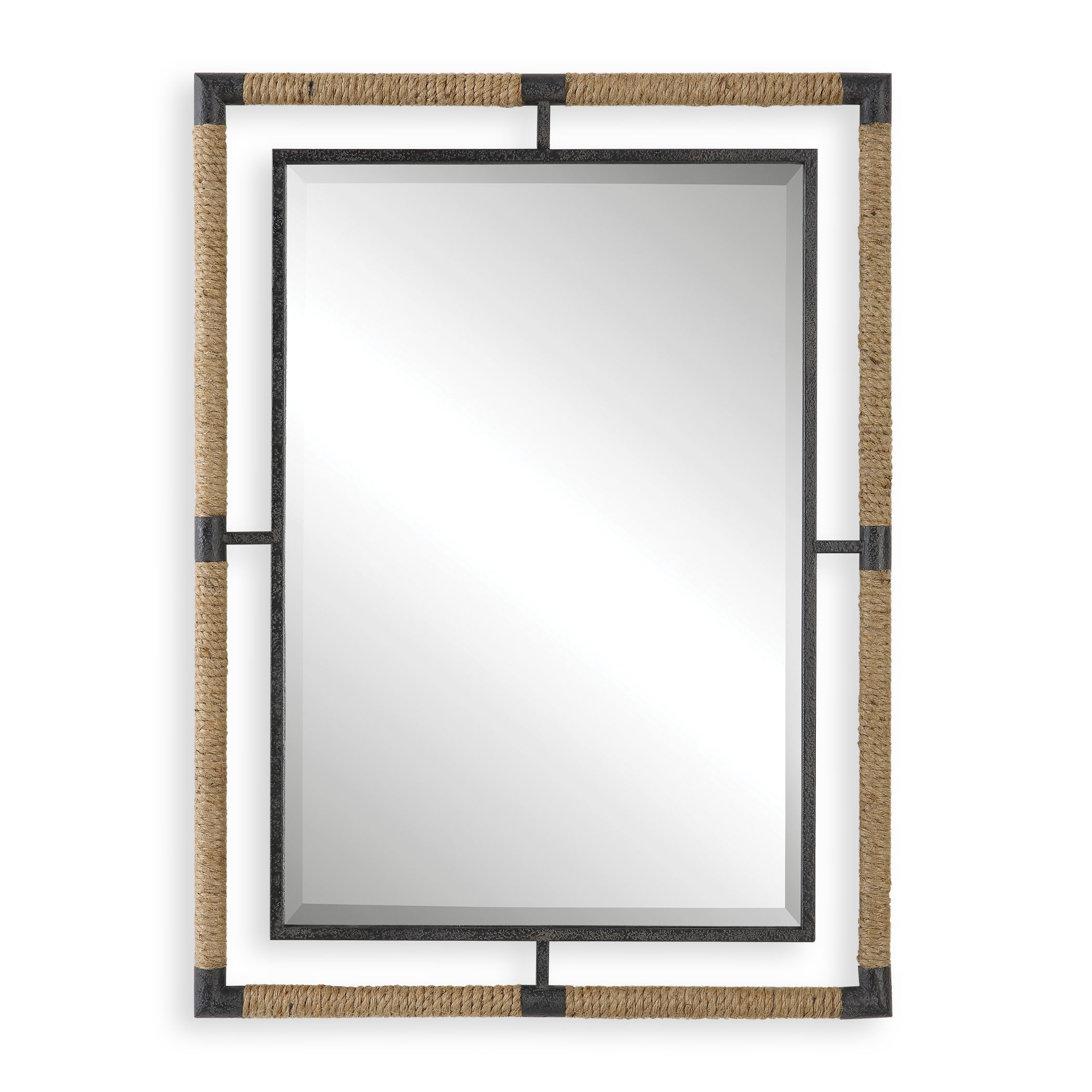 Melville Iron & Rope Mirror large image 