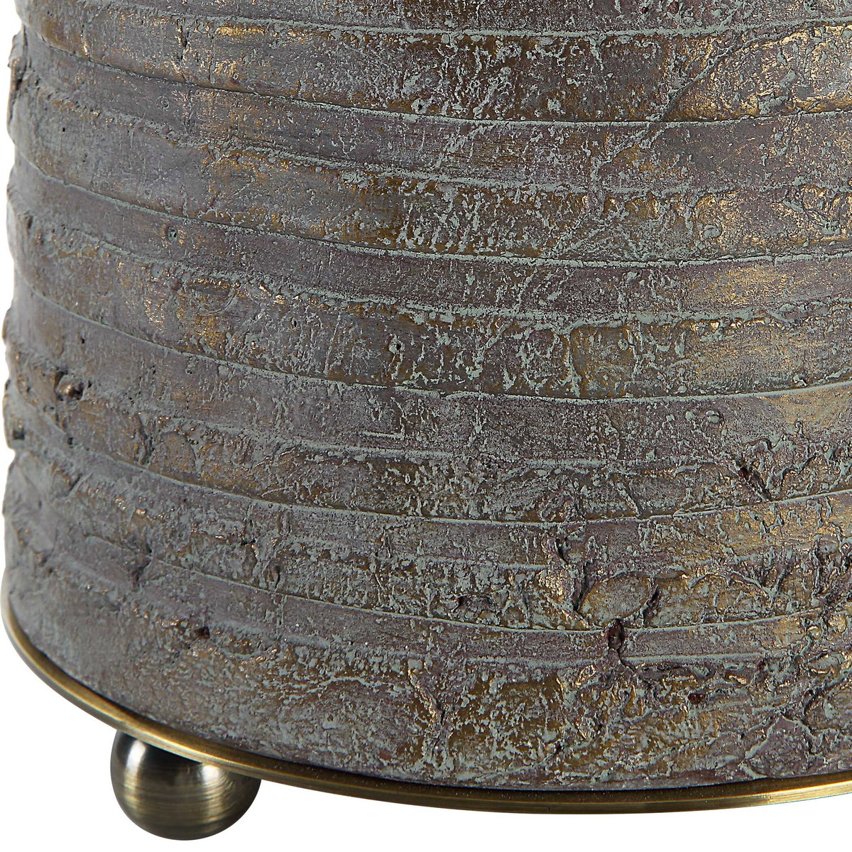 Gorda Bronze Ceramic Table Lamp, by Uttermost, 15" width x 22.5" height x 15" depth View 8