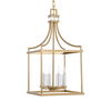 Montreal 4 Light Brass Lantern Pendant 4 Montreal 4 Light Brass Lantern Pendant thumbnail 4