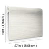 Cattail Weave White Peel & Stick Wallpaper thumbnail 3