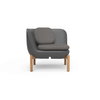 Inou Elements Corner Lounge Chair, Outdoor Furniture by Crescent Garden, 2'3.8" width x 2'2.4" height x 2'3.8" depth thumbnail 1