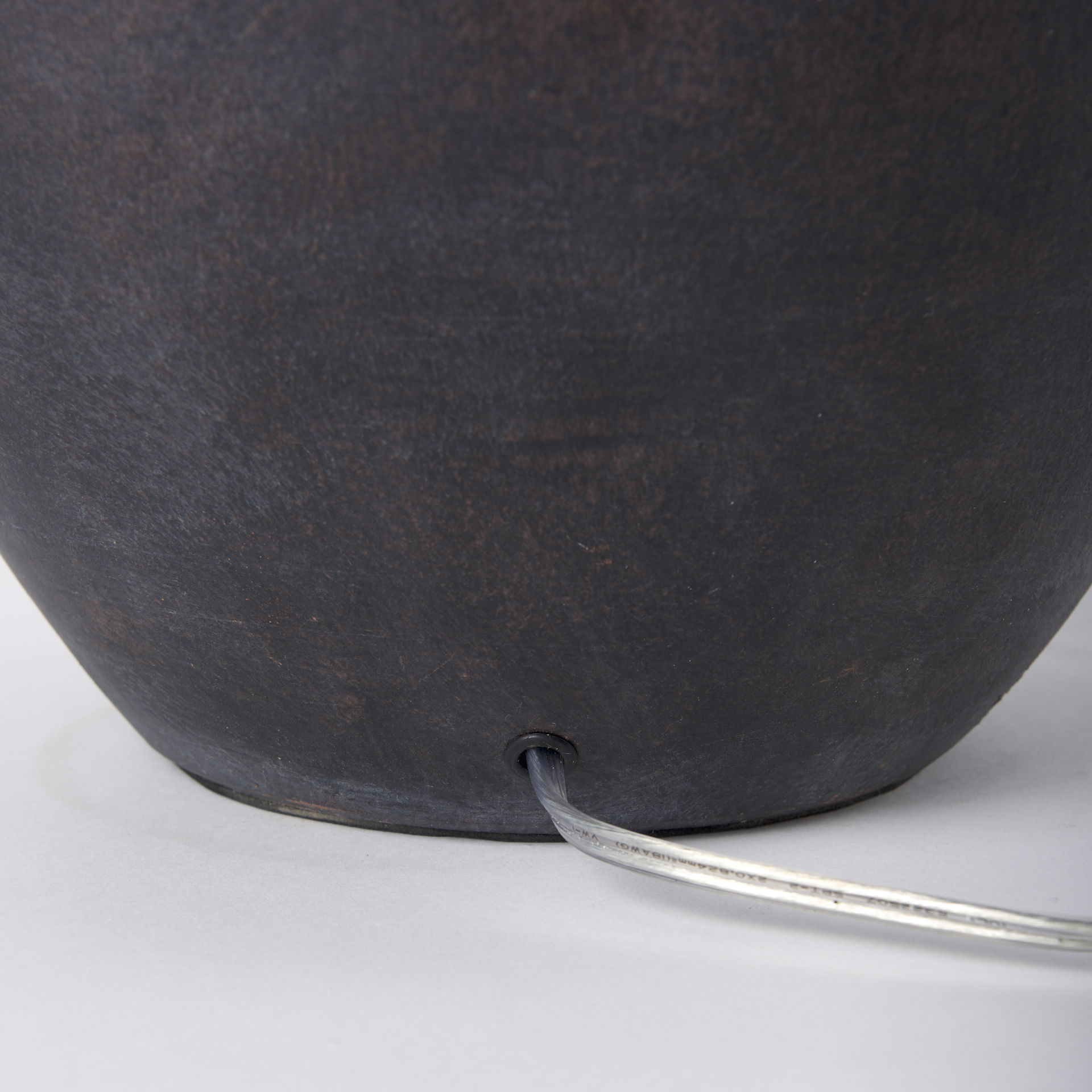 Marvin Black Ceramic Table Lamp large image 