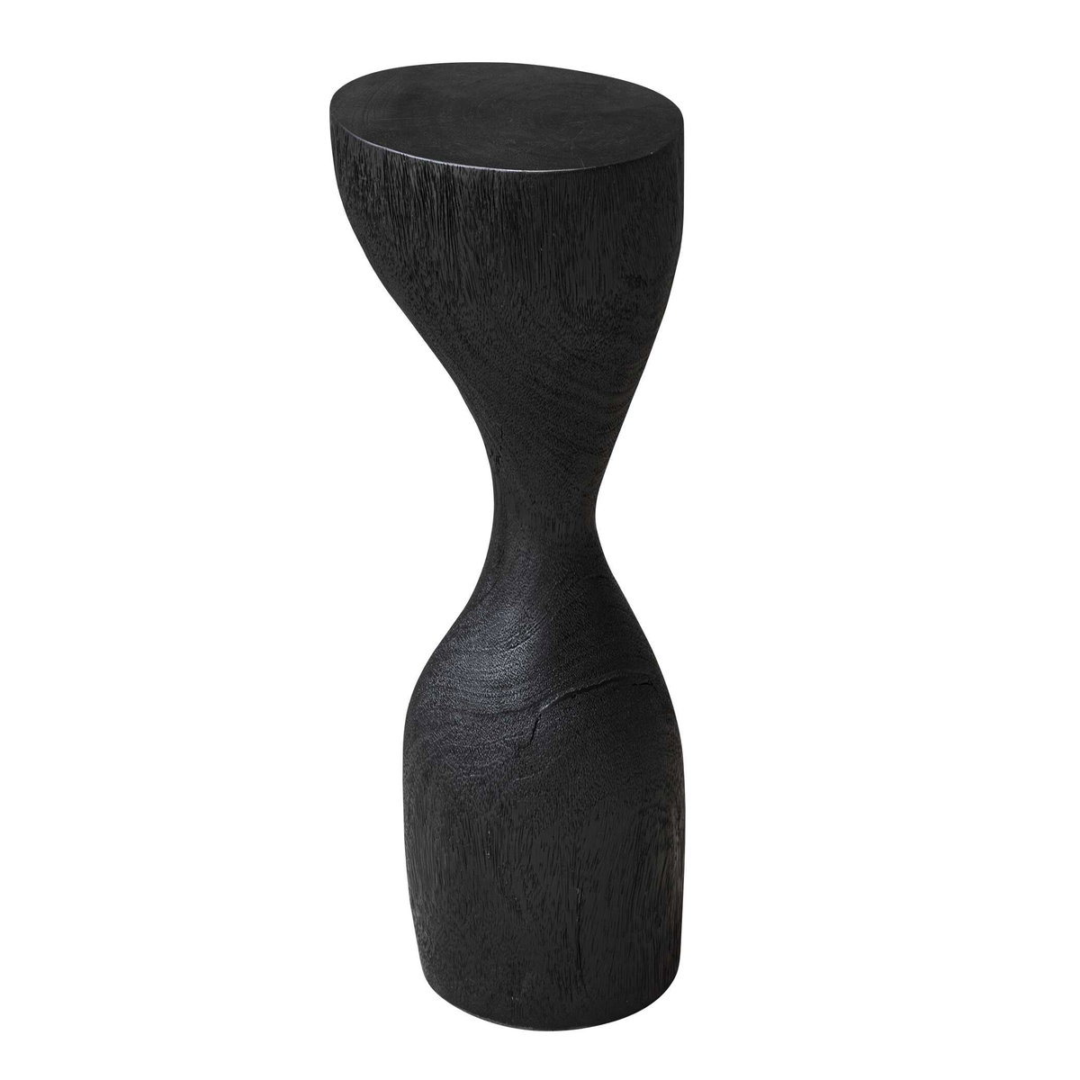 Mattison Black Drink Table, Side & End Table by Uttermost, 9" width x 24" height x 8" depth View 4