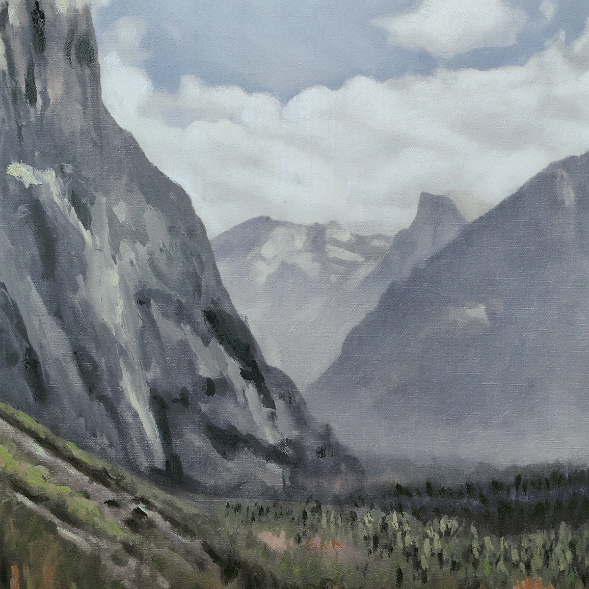 Granato, Painting by Renwil, 40" height x 1.38" depth View 5
