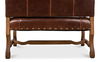 Italian Leather Settee thumbnail 2
