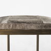 Millie Backless 26.25in Seat Counter Stool | Gray Hair-On-Hide, Counter & Bar Stool by Mercana, 16.75" length x 17.75" width x 26" height thumbnail 13