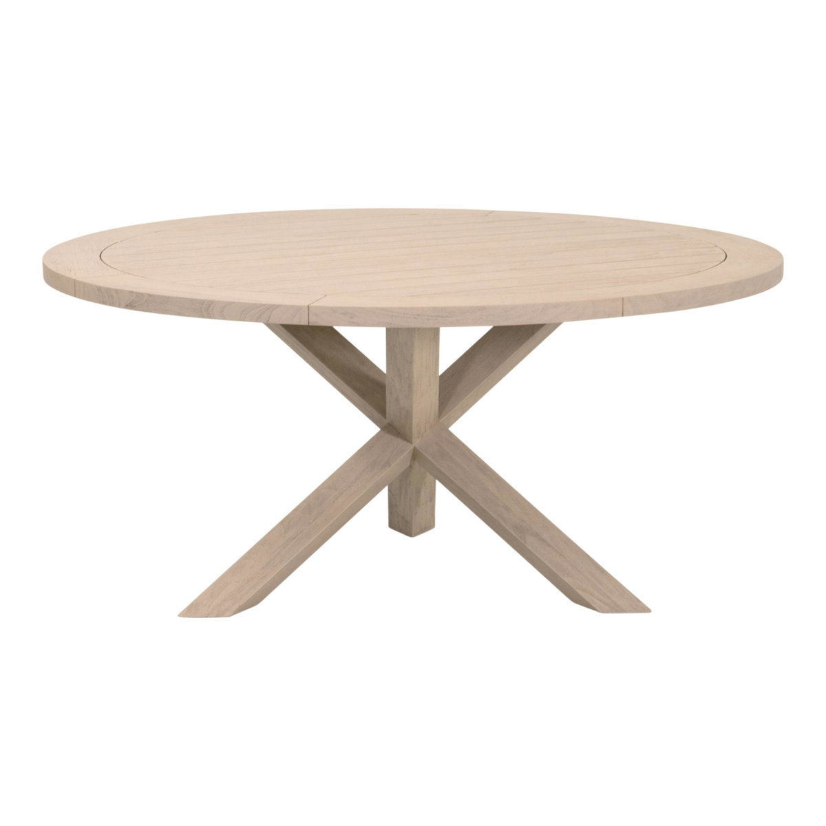Boca Outdoor 63' Round Dining Table, by Essentials for Living, 63" width x 29.5" height x 63" depth View 4