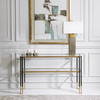 Kentmore Modern Console Table, by Uttermost, 53.5" width x 32" height x 13.5" depth thumbnail 2