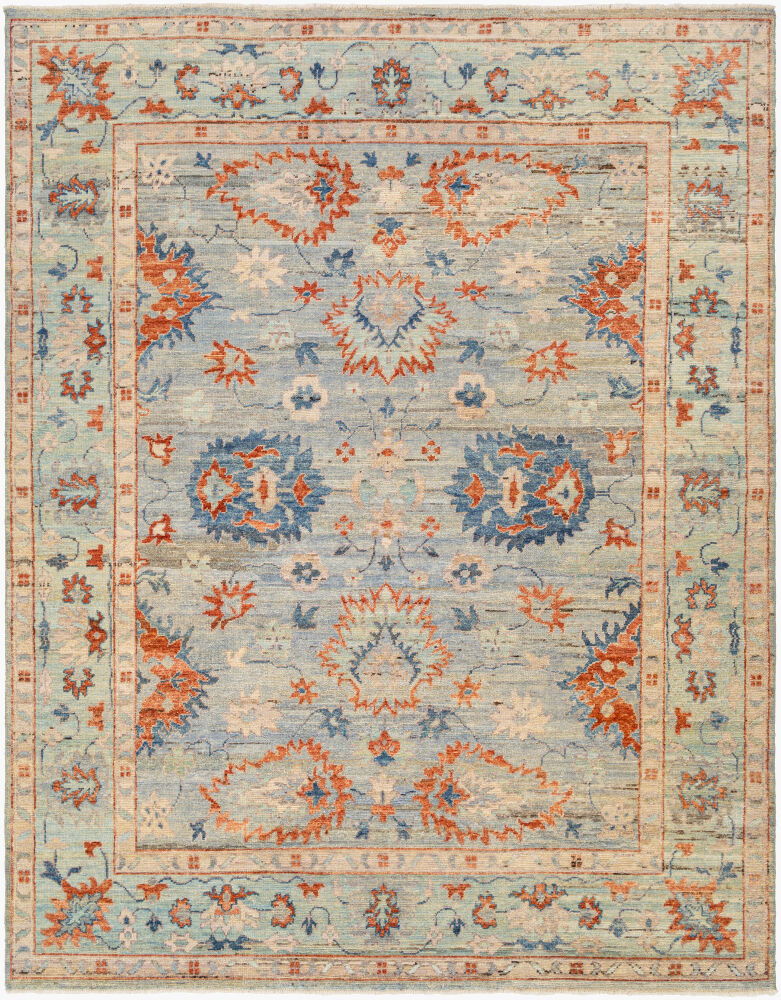 Ghazni Handmade Rug, by Surya, 1'6" length x 1'6" width