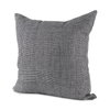 Ramone 20x20 Black and White Fabric Pillow Cover, Decorative Pillow by Mercana, 20" length x 20" width x 0.2" height thumbnail 1