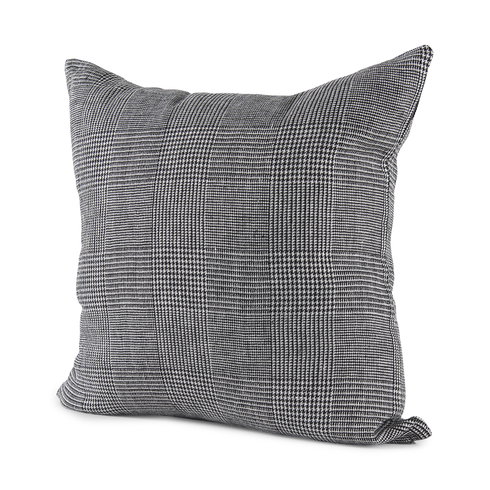 Ramone 20x20 Black and White Fabric Pillow Cover