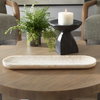 Sculpted Onyx Bowl, Decorative Tray by Uttermost, 21.75" width x 1.25" height x 6" depth thumbnail 5