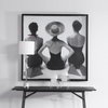 Ladies' Swimwear 1959 Fashion Print, Art by Uttermost, 50.75" width x 50.75" height x 3" depth thumbnail 2