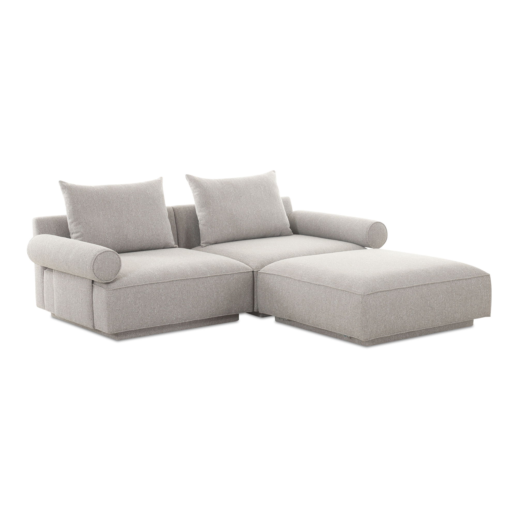 Rosello Nook Modular Sectional Light Grey large image 