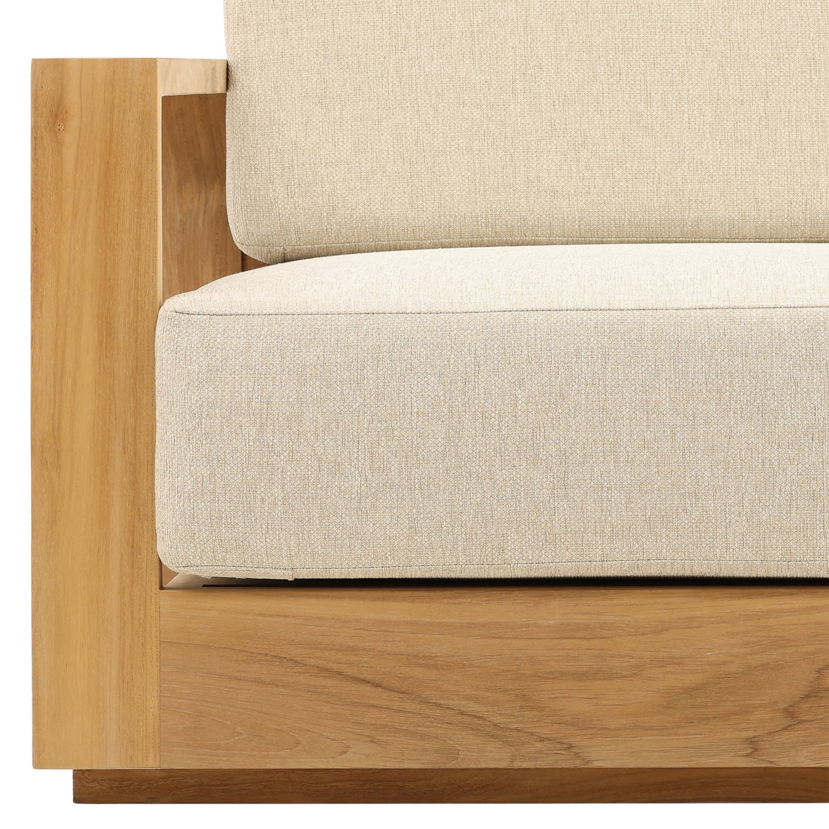 Darlene Outdoor Sofa Chair Sand, Accent Chair by Dovetail, 39.37" width x 32" height x 33.5" depth View 6