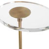 Kaufman Crystal Accent Table, Furniture by Uttermost, 11" width x 22" height x 8.5" depth thumbnail 9