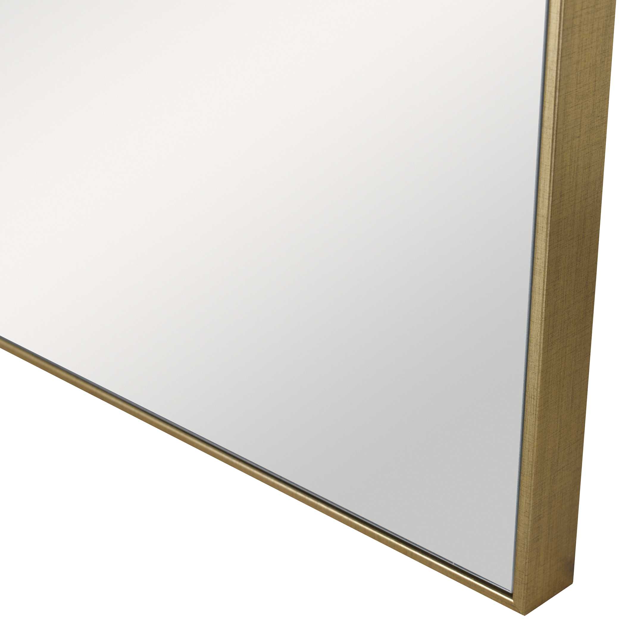 Alexo Gold Square Mirror, by Uttermost, 28.5" width x 28.5" height x 1.25" depth View 6