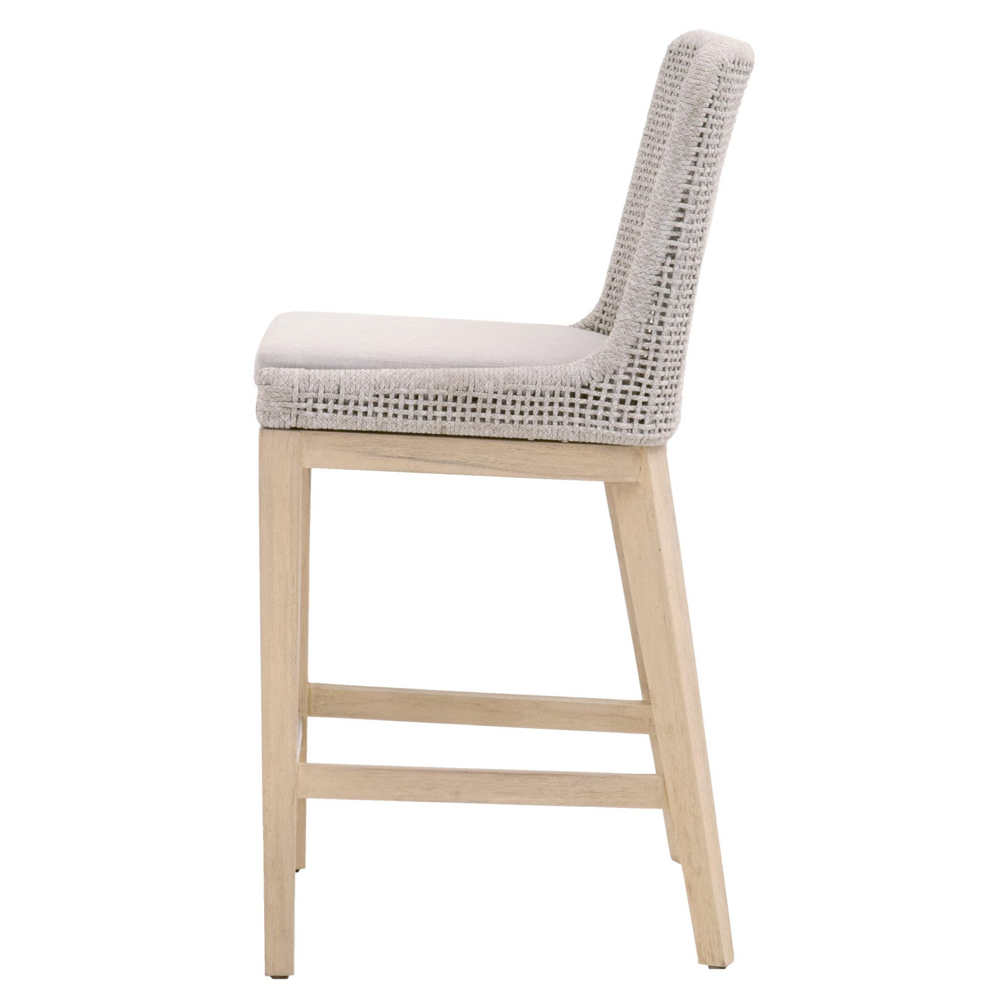 Mesh Outdoor Counter Stool, Dining Chair by Essentials for Living, 19.5" width x 39" height x 21" depth View 3