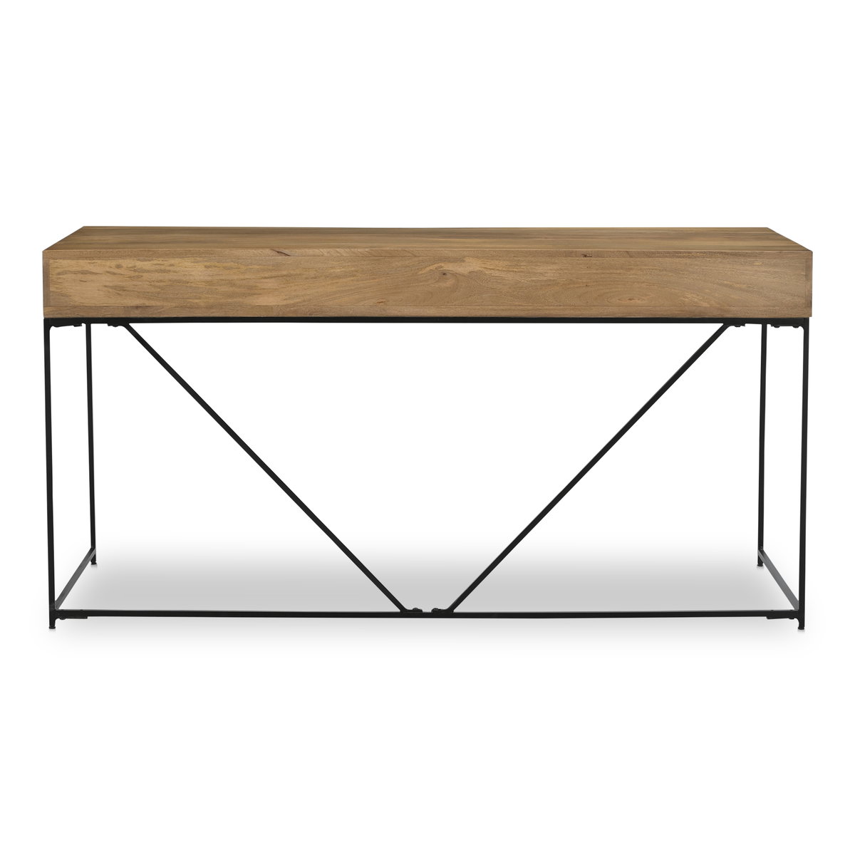 Colvin Desk Natural, by Moe's Home, 60" width x 30" height x 24" depth View 5