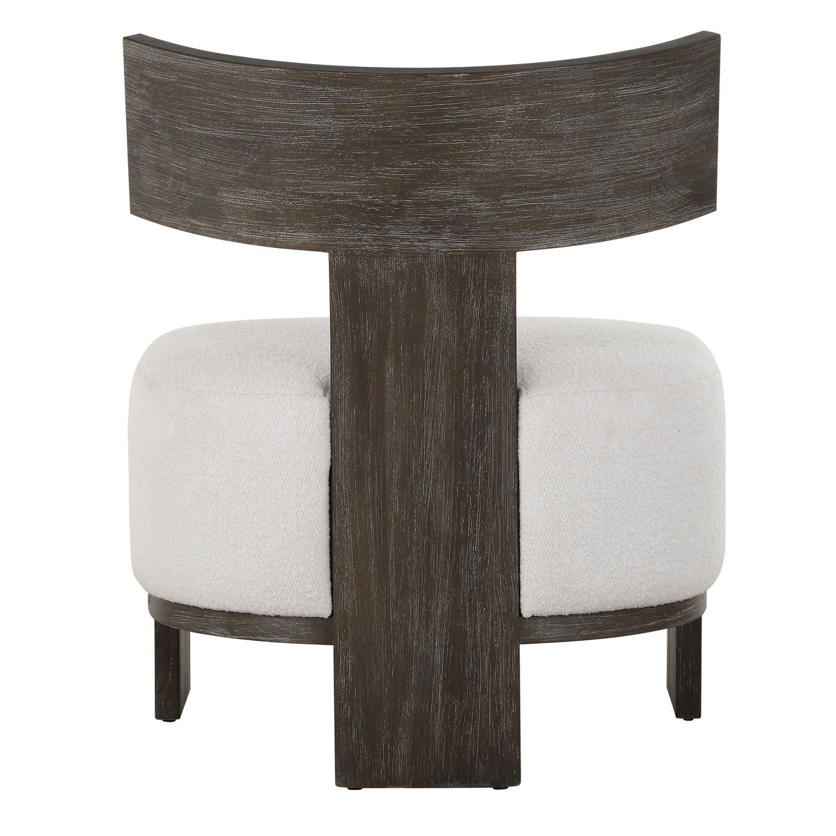 Finlay Dark Walnut Accent Chair, by Uttermost, 27.5" width x 32.25" height x 25.5" depth View 10