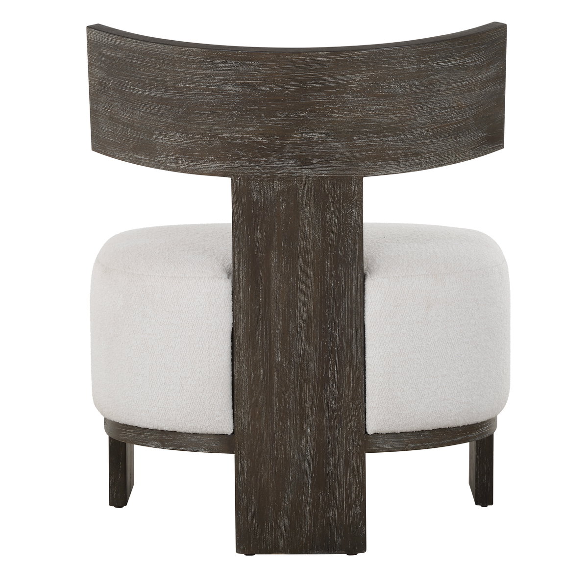 Finlay Dark Walnut Accent Chair, by Uttermost, 27.5" width x 32.25" height x 25.5" depth View 10