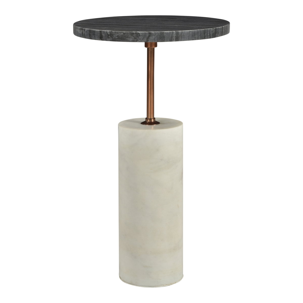 Dusk Accent Table Black, Side & End Table by Moe's Home, 12" width x 20.5" height x 12" depth View 1