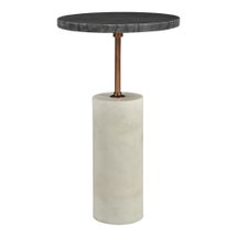 Online Designer Bedroom Dusk Accent Table Black