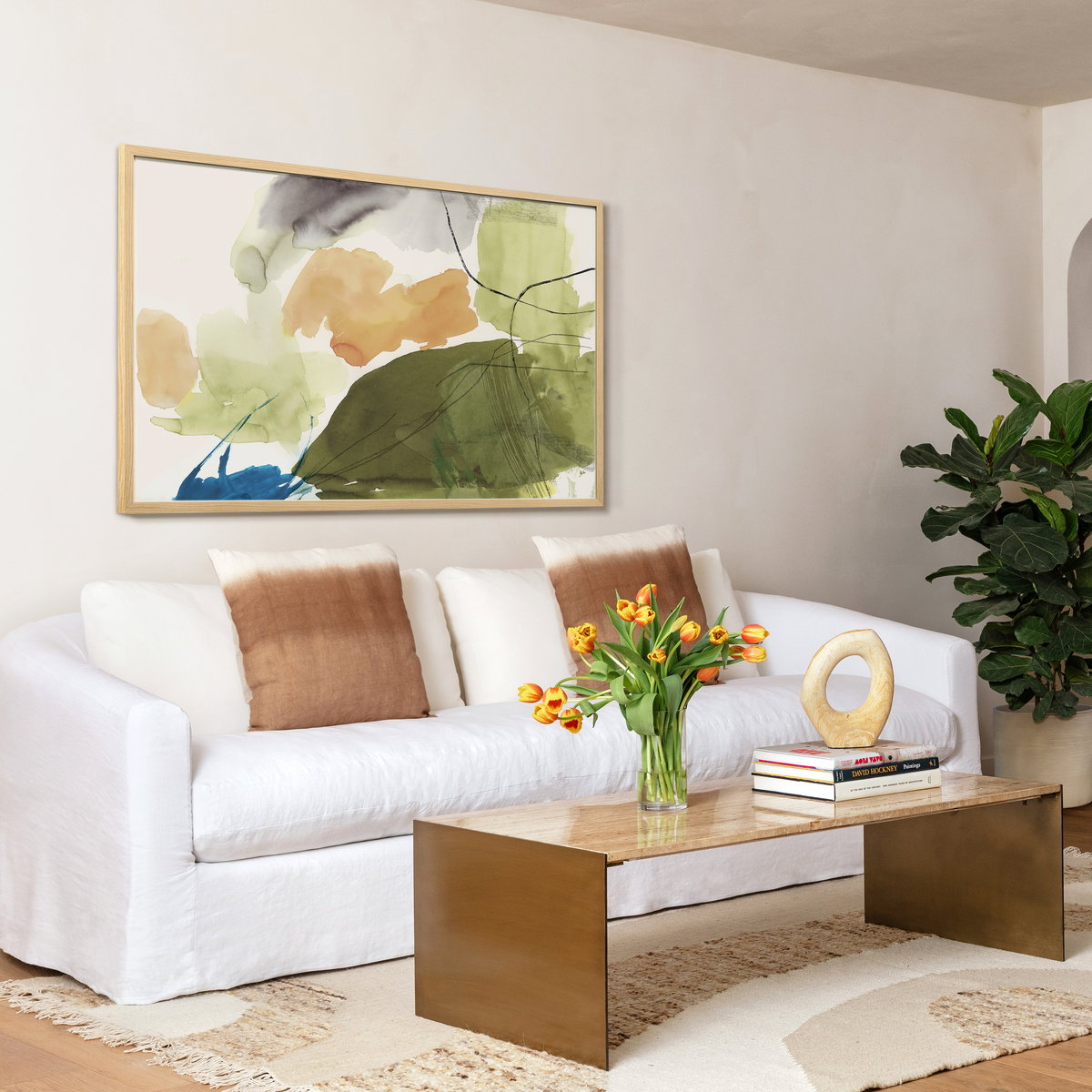 Florence Sofa Frame, Sofas & Sectional by Dovetail, 98.4" width x 29" height x 39.75" depth View 7