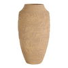 Sandstone Flow Large Terracotta Vase, Decorative by Uttermost, 8.25" width x 15.5" height x 8.25" depth thumbnail 4