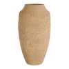 Sandstone Flow Large Terracotta Vase, by Uttermost, 8.25" width x 15.5" height x 8.25" depth thumbnail 4