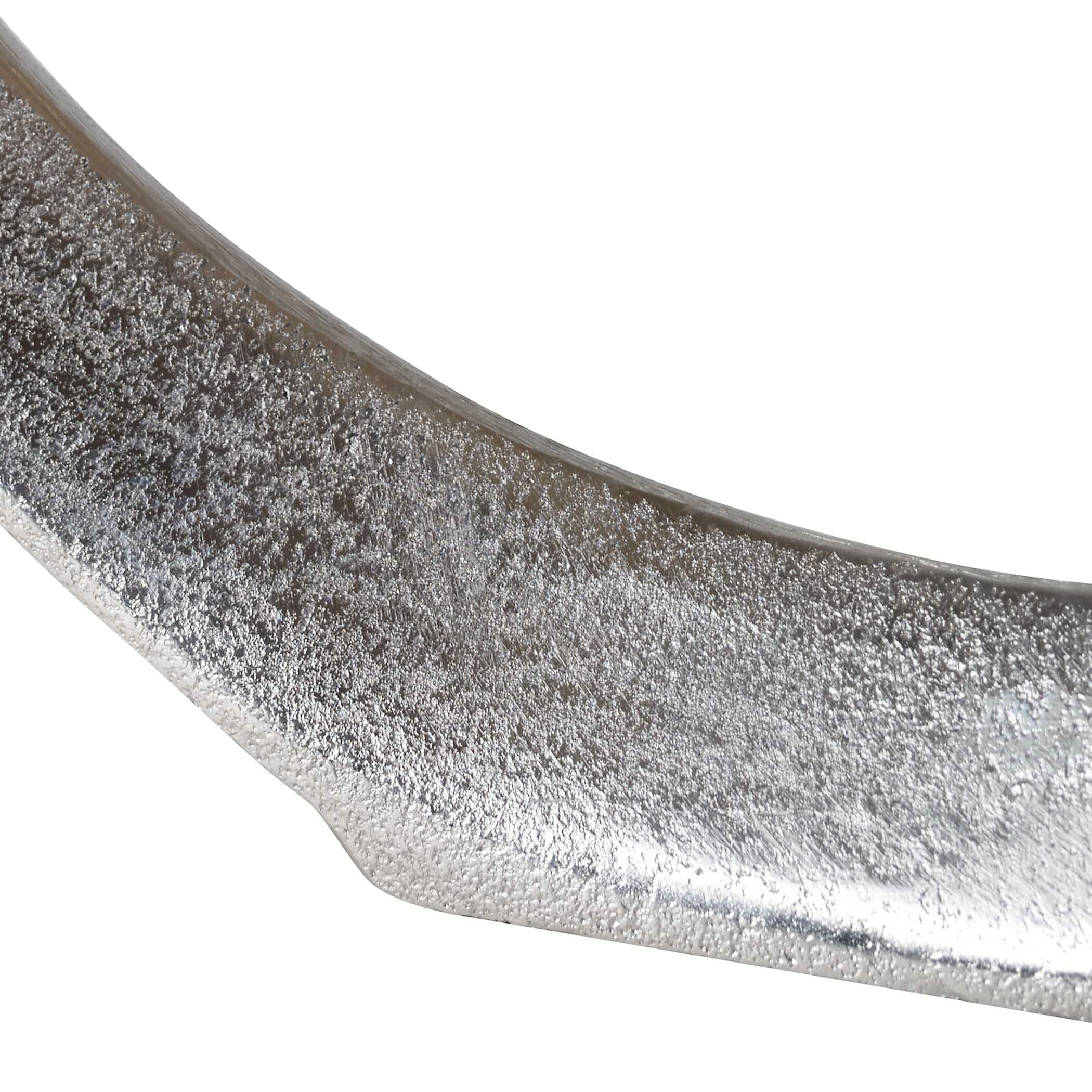 Orbits Nickel Ring Sculptures Set/2, Decorative by Uttermost, 14.5" width x 14.5" height x 2" depth View 4