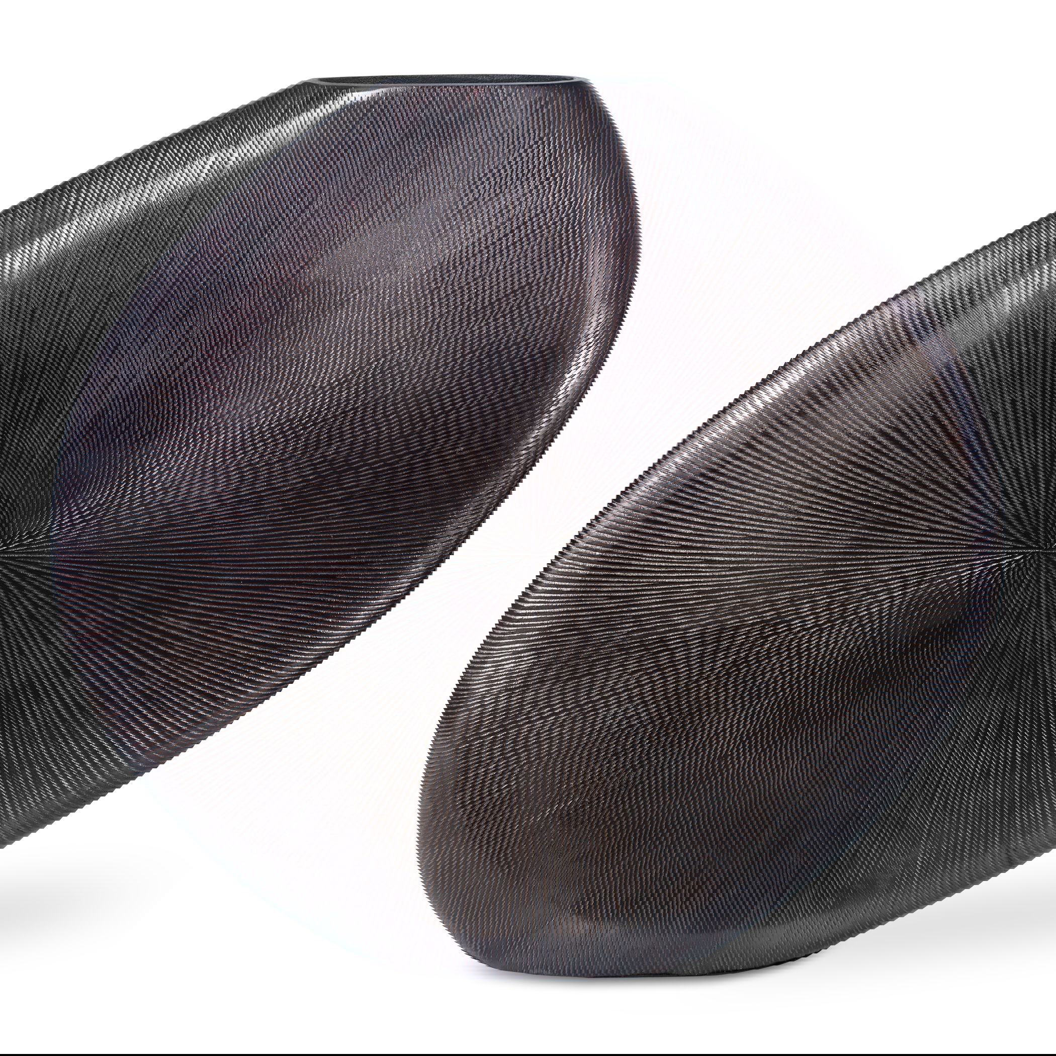 Gretchen Black Nickel Vase large image 