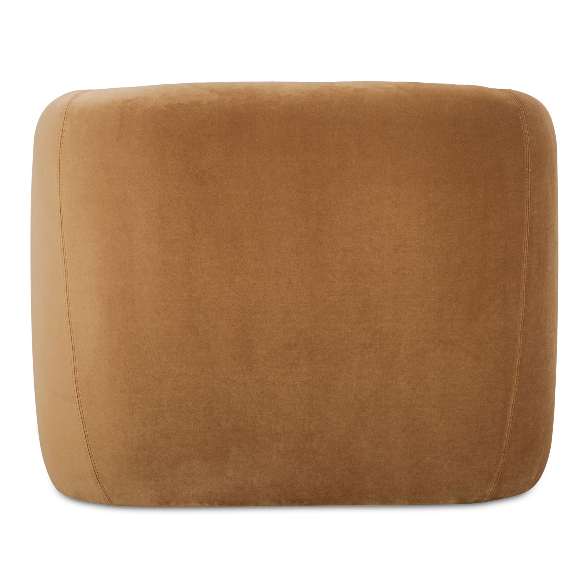 Faye Accent Chair Tan Faux Mohair large image 
