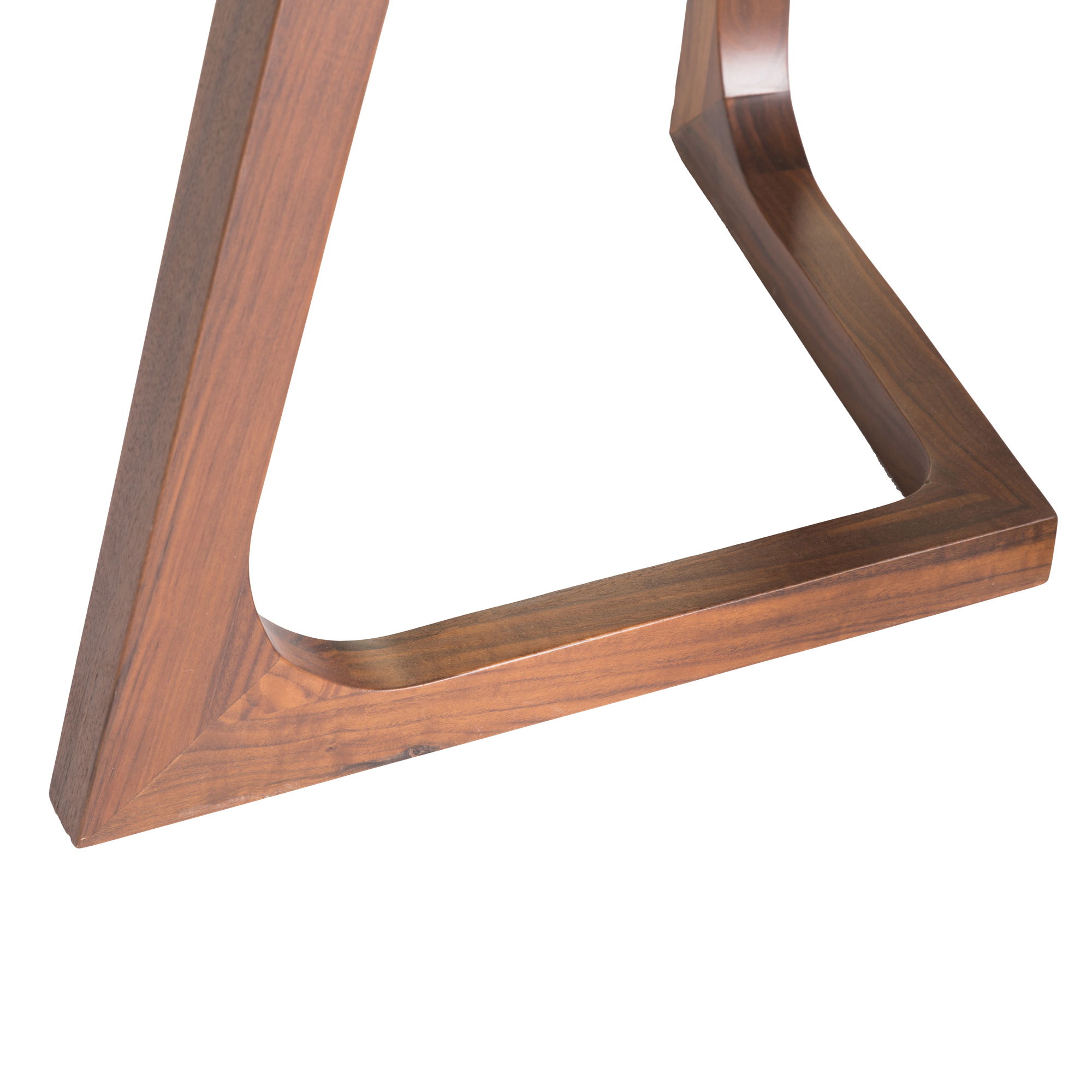 Godenza Round Dining Table Walnut, by Moe's Home, 47" width x 29.5" height x 47" depth View 7