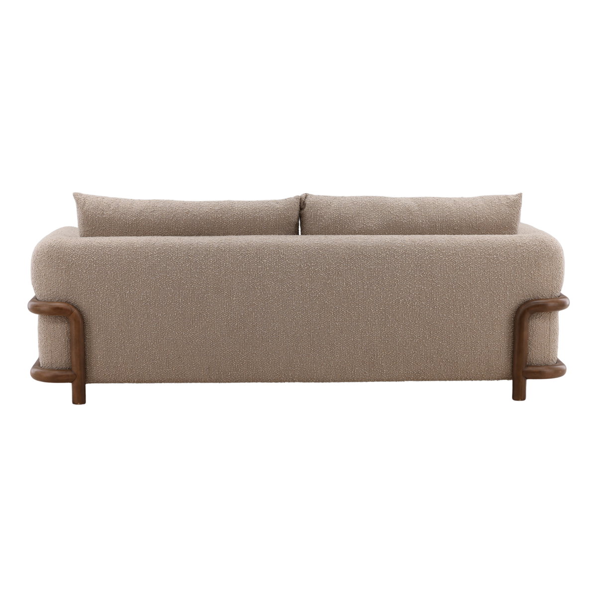 Esai Sofa Sand, Sofas & Sectional by Dovetail, 94.88" width x 32.87" height x 38.75" depth View 4
