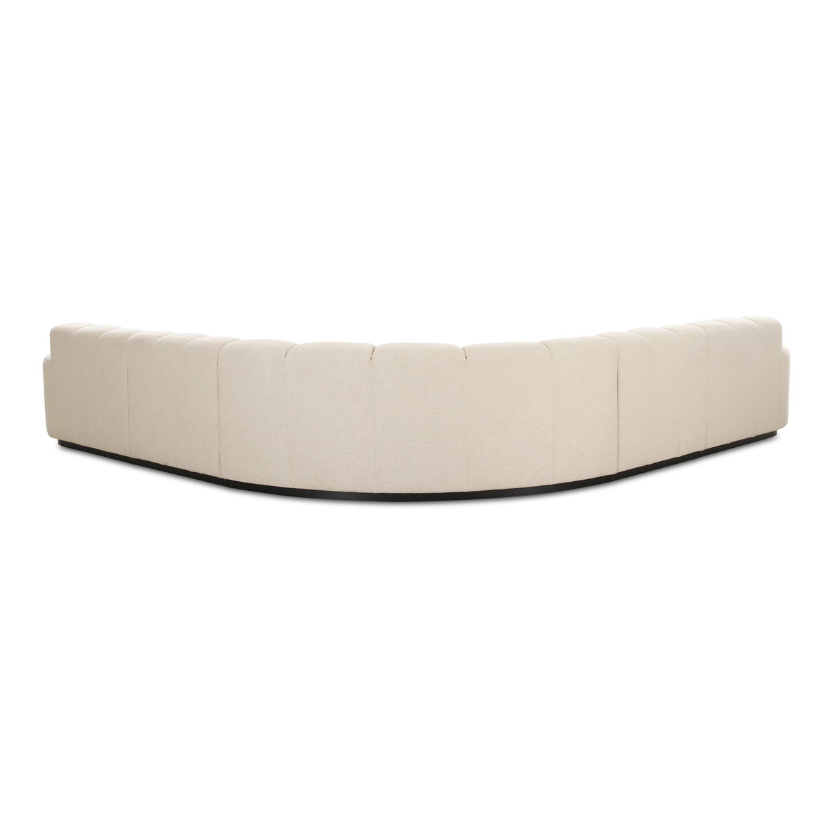 Roman L-shaped Sectional Oat, Sectional Sofa by Moe's Home, 118" width x 26.5" height x 118" depth View 4